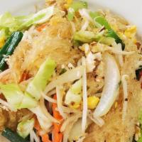  Pad Woon Sen Vegetables With Tofu · Stir fried glass noodles with assorted vegetable with egg