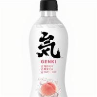 Genki Sparkling Water（Peach Flavor） 元气森林白桃气泡水 · peach flavor