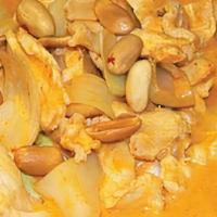 Musamun Curry · Choice of meat mixed with rich red curry paste, coconut milk, peanut sauce, potatoes, onions...