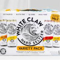 White Claw Variety #1 - 12 Pack · Includes - Black Cherry, Grapefruit, Lime, Raspberry