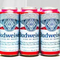 Budweiser - 6 Pack · 6 pack of 12oz cans or bottles