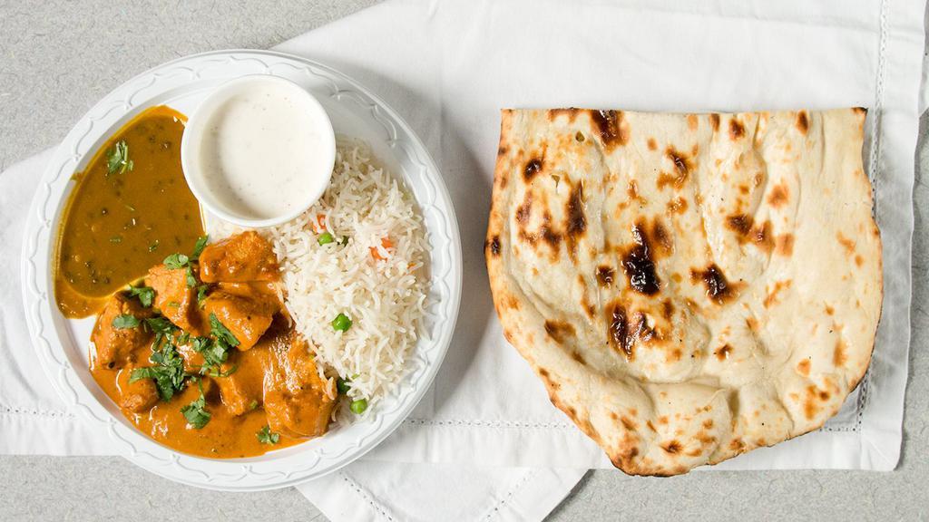 Chicken Tikka Masala(Sitar Special) · It contains nuts and dairy. Chicken cooked in a creamy tomato-based sauce with herbs, a highly aromatic dish, and an all-time favorite.
