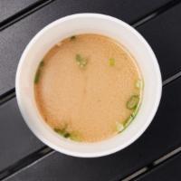 Miso Soup · Vegan, gluten free.