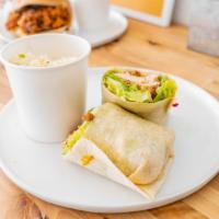 Ranch Chicken Wrap · Pacific Herb Chicken Breast with Romaine, Tomatoes, Cheddar Cheese wrapped in a Flour Tortil...