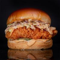 The Original Sam'S Crispy Chicken Sandwich · Cornflake Crusted Chicken Breast seasoned in our signature spice blend in between a toasted ...