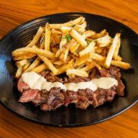 Prime Skirt Steak & Frites · Brown butter bearnaise, duck fat fresh cut fries