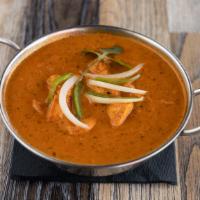 Tikka Masala · Chunks of meat marinated in spices served in a masala sauce.