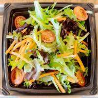Spring Mix Salad · (gf) Cherry tomato, carrot, cucumber, miso-ginger vinaigrette