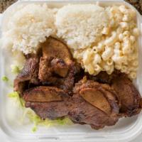 Hawaiian Bbq Short Ribs · Grilled short rib slabs that are marinated in our homemade BBQ teriyaki sauce.
