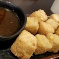 Crispy Fried Tofu 黃金炸豆腐 · Vegetarian.