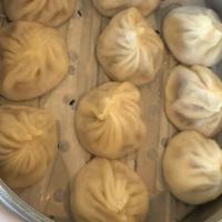 小籠湯包 / Juicy Pork Dumplings (10) · Contain with Peanut butter