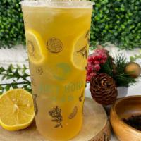 Fresh Lemon Jasmine Tea · Fresh squeezed lemon with premium jasmine green tea