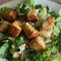 Bleu Caesar · romaine tossed in house caesar bleu cheese dressing with homemade croutons (side salad)