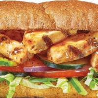 Sweet Onion Chicken Teriyaki Footlong Pro (Double Protein) · Our Sweet Onion Chicken Teriyaki sandwich is stuffed with teriyaki-glazed chicken and topped...