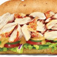 Honey Mustard Rotisserie-Style Chicken Footlong Pro (Double Protein) · Savory, and sweet: this sub has all the bases covered with Rotisserie-Style Chicken, crisp v...