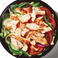 Rotisserie-Style Chicken · Fuel up with juicy rotisserie-style chicken, piled high on whatever veggies you happen to be...