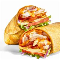 Baja Chicken & Bacon · Our spicy, smoky Baja Chicken & Bacon — in a wrap! Rotisserie-Style Chicken, Pepper Jack Che...