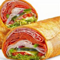Italian B.M.T. ® · The Italian B.M.T. ® wrap tastes great on a tomato basil wrap. It's filled with a double por...