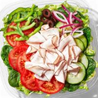 Oven Roasted Turkey  · The Oven Roasted Turkey Salad is a go-to salad choice. Our premium, thin-sliced oven roasted...