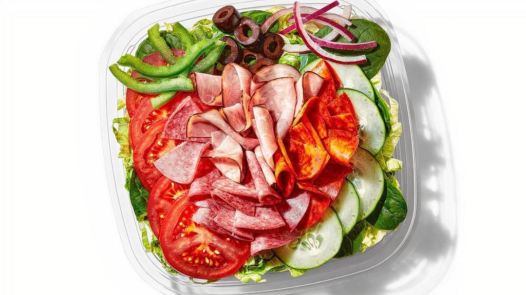 Italian B.M.T. ®  · The Italian B.M.T. ® salad is the salad version of our popular sub. Crisp greens topped with Genoa salami, spicy pepperoni, and Black Forest ham. Meaty deliciousness, all in a salad.