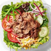 Steak & Cheese · The Steak & Cheese salad starts with crisp greens, but gets to the next level with warm, del...