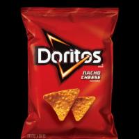 Doritos® Nacho Cheese · The iconic bold and intense cheesiness of Doritos® Nacho Cheese Flavored Tortilla Chips. Dor...