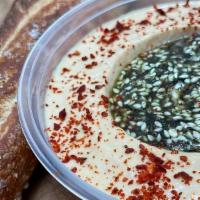 Hummus With Zaatar · 