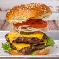 ***Halal*** Double Classic 1/3 Lb. Angus Beef Burger · HUNGRY!!! Our Double Classic B urger comes with 2x 1/3 lb. Angus Beef Patties, Lettuce, Roma...