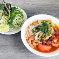 Bún Riêu Ốc · Vermicelli Noodles Soup with Shrimp Egg and Sea Snail