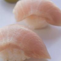Yellowtail Nigiri · 2 pc yellowtail sushi / nigiri