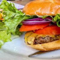 Limelight Burger · 6 oz. Niman Ranch Angus beef patty, lettuce, tomato, red onion and chipotle aioli on a toast...
