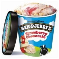 Ben & Jerry'S Strawberry Cheesecake (1 Pint) · Strawberry cheesecake ice cream with strawberries and a graham cracker swirl. 16oz