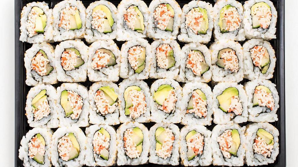 California Roll† · Crab† mix, cucumber and avocado rolled in seaweed and rice