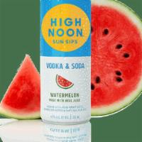 High Noon Hard Seltzer · Watermelon. Only 100 Cal. No Sugar Added. Gluten Free.