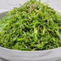 Seaweed Salad · Traditional seaweed salad;. seaweed with vinegar, soy sauce,. sesame oil, ginger and garlic,...