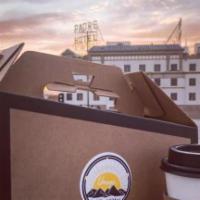 Coffee Express Box · A convenient coffee carrier filled with 96 oz. of fresh coffee goodness to love and to share...