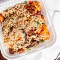 Combo Fried Rice · Includes Beef, Chicken and Shrimp