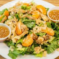 Kale Caesar Salad · Kale – Parmesan Crisp – Dijon Mustard – Garlic – Olive Oil – Lemon – Croutons.