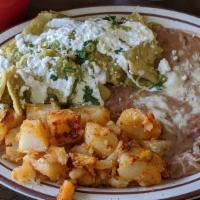 Chilaquiles · Green or red.