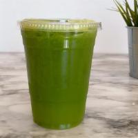 Green Juice · spinach, celery, cucumber, orange.