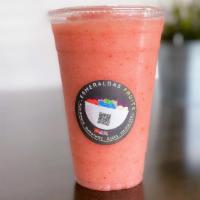 Berry Banana Smoothie · banana, strawberry.