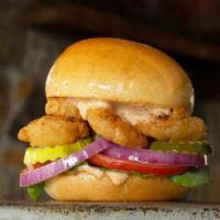 Fried Popcorn Shrimp Roadies · Coastal blues that will make your mouth happy - remoulade, pickles, tomatoes, red onions and...