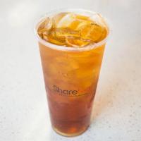 Ginger Tea · A zesty yet sweet and flavorful drink, added with ice for a cool feeling.