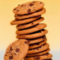 2 Dozen Mini Cookies · 60 Calories. 2 dozen freshly baked mini chocolate chip cookies.