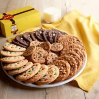 Party Platter · 6 Reg Signature Classic Cookies, 4 Cookie Cups, 24 Minis and 4 Brownies mix variety