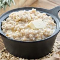 Oatmeal · Hearty and healthy warm oatmeal with your choice of milk and toppings.