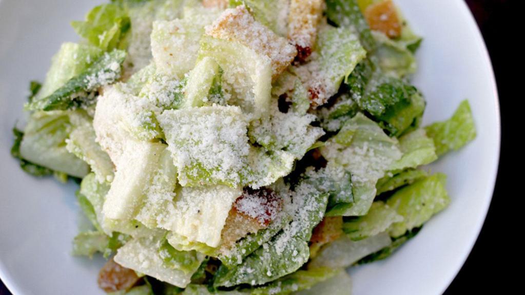 Caesar Salad · Romaine lettuce, croutons, parmesan cheese.