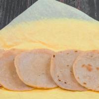 Hand Made Tortillas · Sides of tortillas come in packets of 4. 
4 tortillas for $1.75