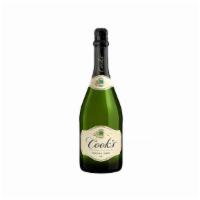 Cook'S Extra Dry Champagne 750Ml | 12% Abv · Crisp and complex, with light citrus and floral notes that mingle with slightly sweet pear a...