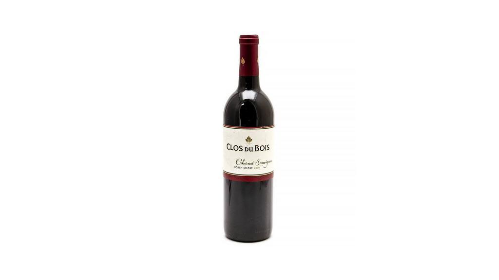 Clos Du Bois Cabernet Sauvignon 750Ml | 12% Abv · The deep, ruby red color of this wine, hinting at black, is the first clue to its intensity. Vibrant aromas of ripe blackberry, spice and cassis mingle with notes of vanilla and toasted oak on the nose. Full-bodied and velvety on the palate.